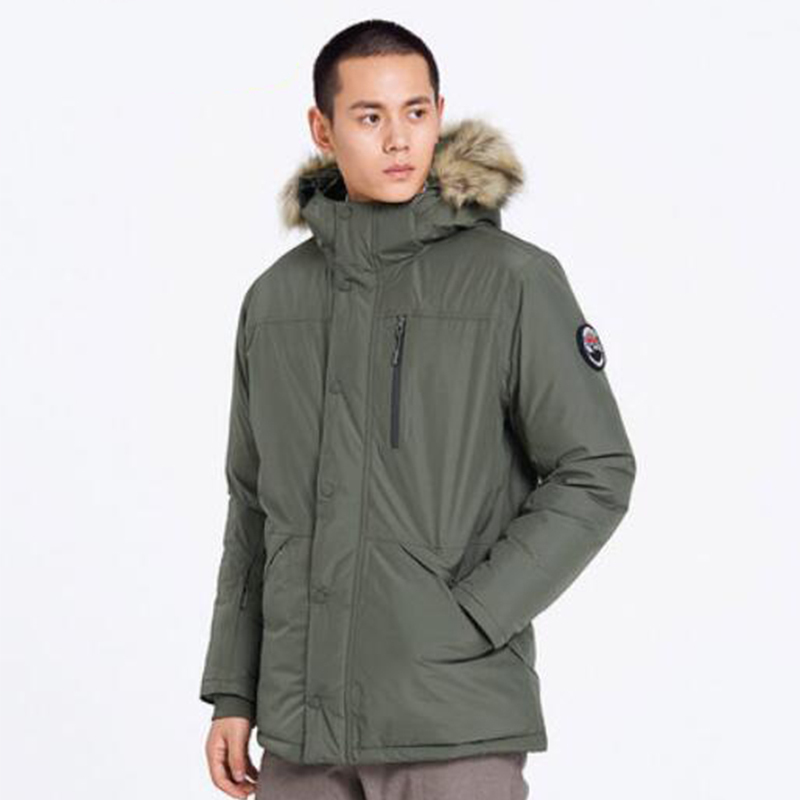 Timberland 添柏岚 羽绒外套新款男装休闲连帽保暖外套|A1ND3