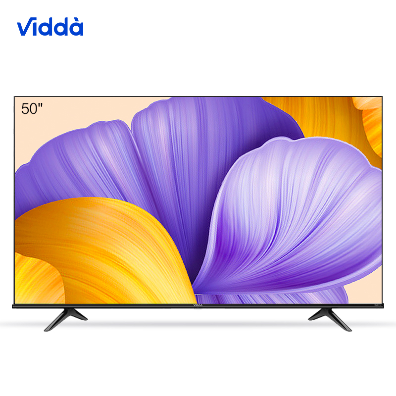 海信Vidda 50英寸 4K超高清 超薄全面屏 1.5G+8G HDR智慧屏 50V1F-R 护眼教育电视