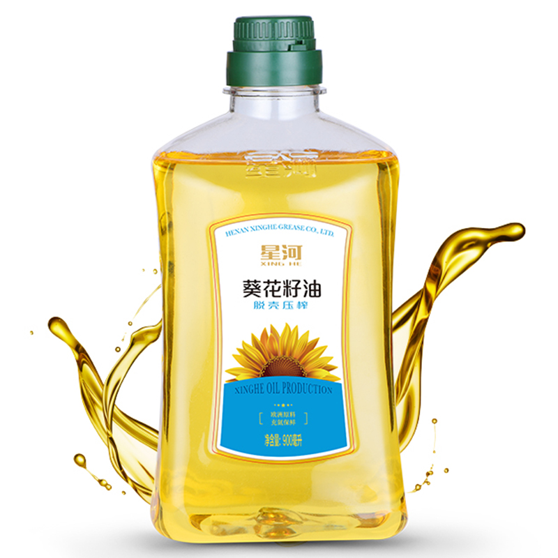 星河 充氮保鲜物理压榨葵花籽食用油900ml/桶