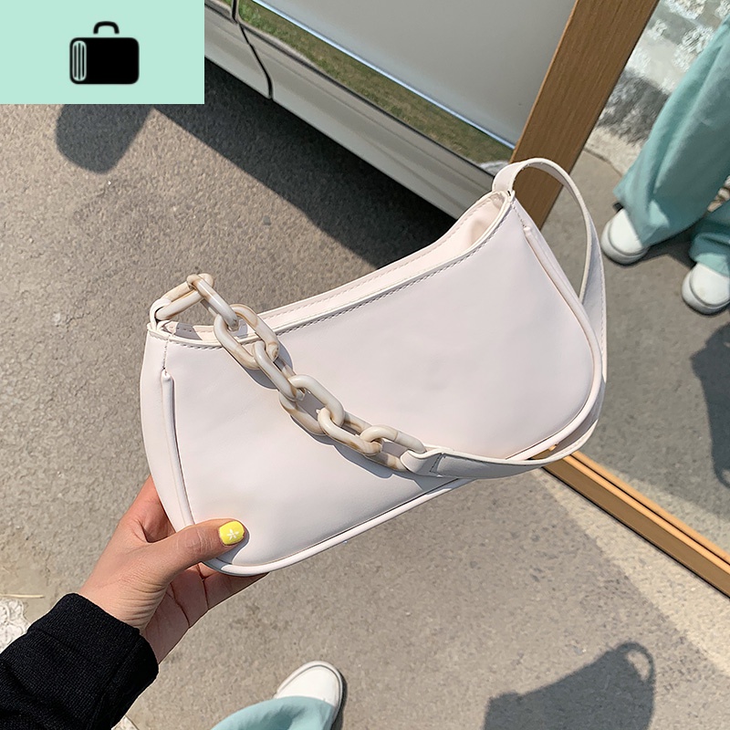 夏天单肩包包2020新款潮网红时尚手提质感斜挎包女百搭ins腋下包NEWLAKE高清大图