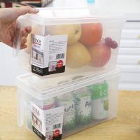 日本冰箱保鲜盒食品储物盒杂粮收纳箱厨房收纳筐水果蔬菜保鲜收纳筐收纳盒四个装