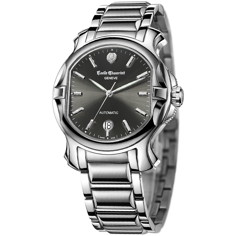 艾米龙(emile chouriet)手表子爵系列精钢带机械男表08.1158.g.6.88.