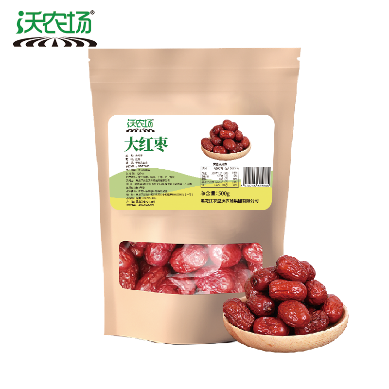 沃农场大红枣500g/袋高清大图