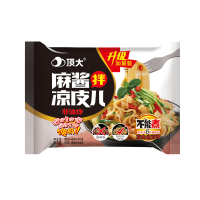 顶大麻酱拌凉皮儿120g*1袋方便面红油凉皮热汤凉拌面非油炸速食