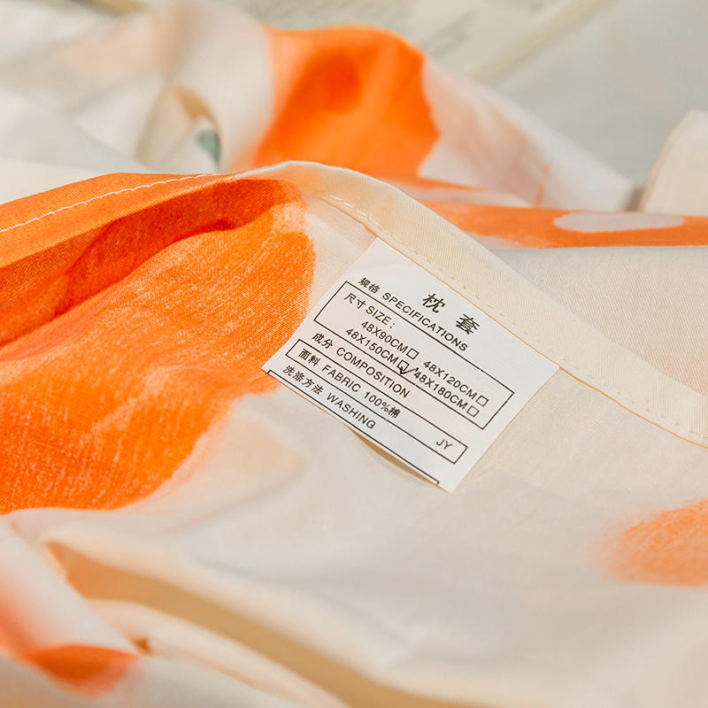 全棉印花长枕头单只装家用双人枕头颈椎护颈情侣枕头芯床上用品高清大图