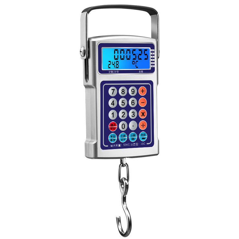 计价手提电子秤50kg精准电子称家用小型迷你称重器电孑秤弹簧磅秤50kg