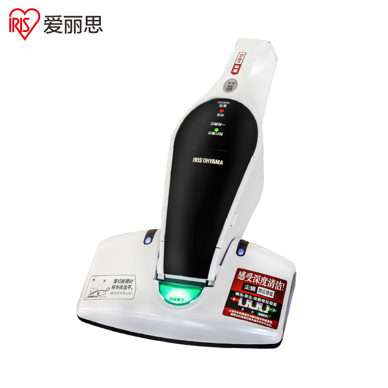 爱丽思(IRIS) 日本家用床铺吸尘器灰尘感应有效除螨无线除螨仪ICFDC1C白