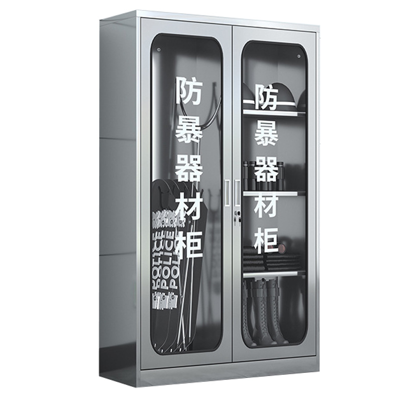 景福达不锈钢防暴器材柜高清大图