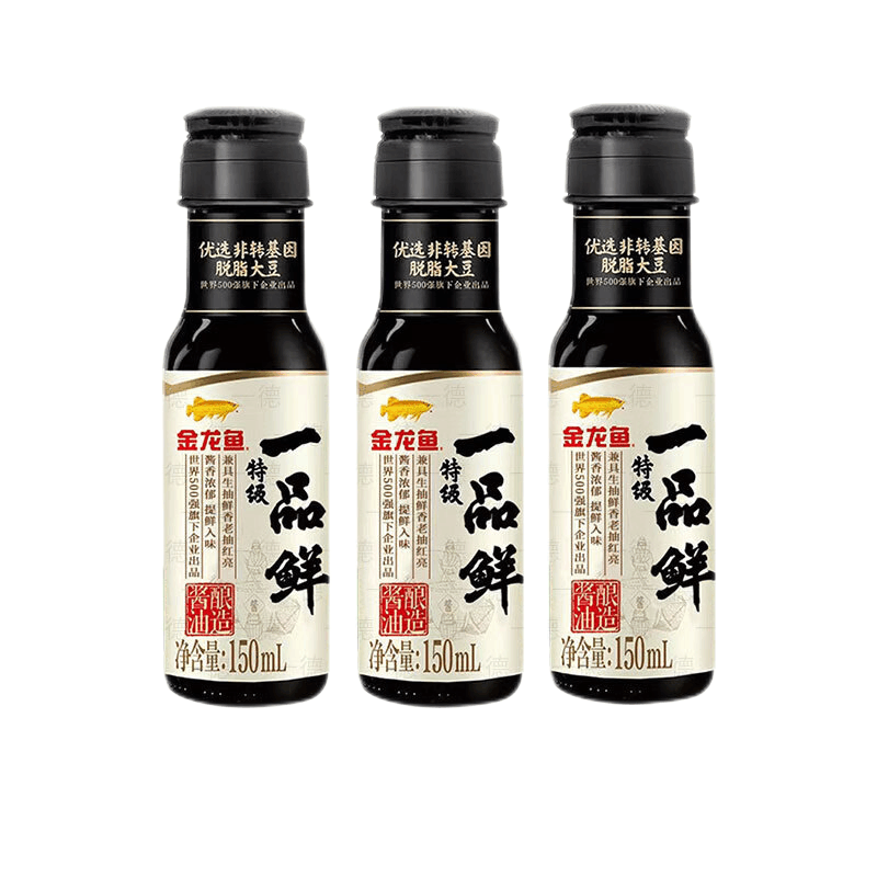 金龙鱼特级一品鲜生抽150ml 酿造酱油图片