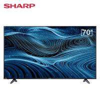 [2021新品]夏普(SHARP)70英寸日本原装面板 4K超高清 内置WiFi 无线投屏 HDR技术 网络智能液晶电视