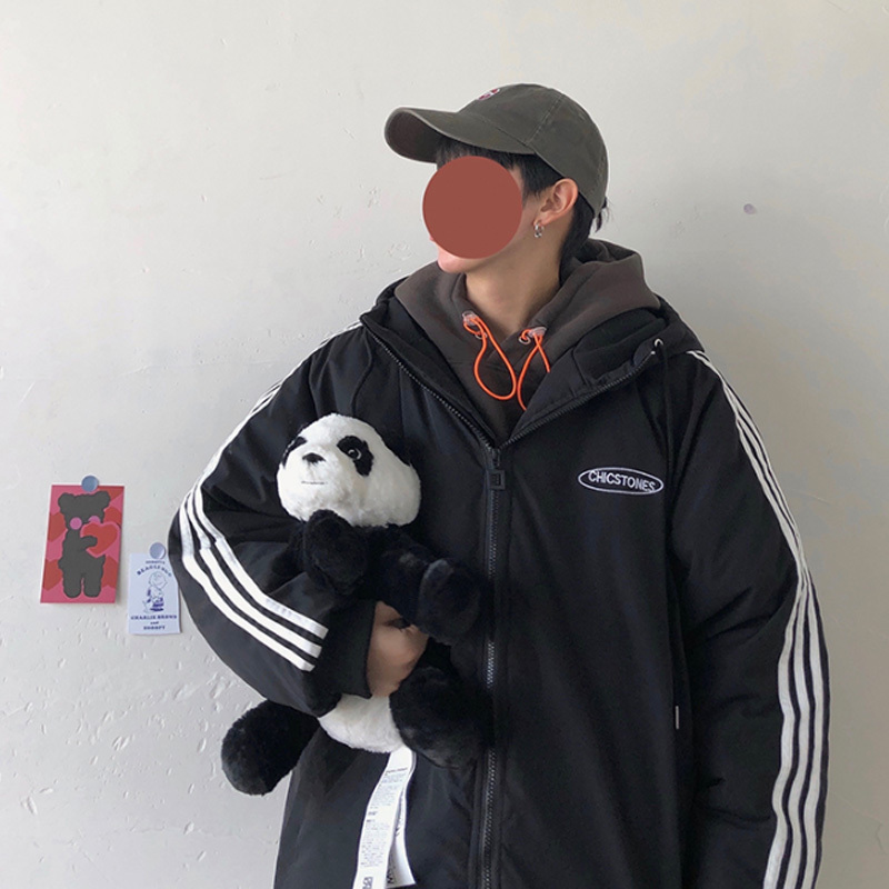 BaLuoShang棉服男冬季加厚韩版潮流宽松棉袄学生帅气宽松面包服潮牌棉衣外套棉衣