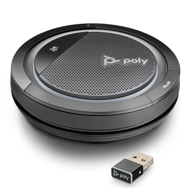 缤特力(Plantronics)免驱动/宝利通USB全向麦克风/有线/无线会议扬声器/电话会议音响P5300USB+蓝牙