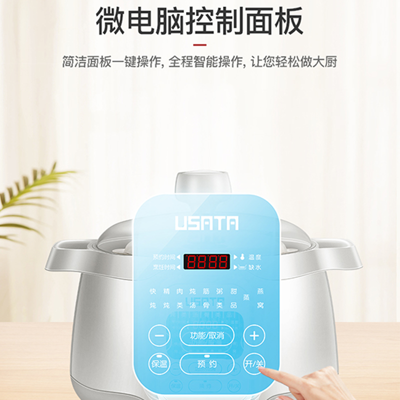 御尚堂(USATA) DDG25(01)电炖锅bb家用全自动隔水炖煲汤锅煮粥器电炖盅
