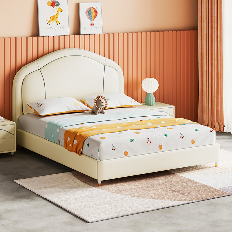 顾家家居儿童床男孩女孩现代简约轻奢单人软包床卧室家具
