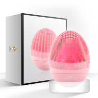 金稻声波洁面仪洗脸仪器洗脸刷清洁毛孔硅胶电动净透舒缓洁面仪 KD308B 粉色