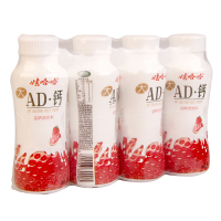 娃哈哈AD钙奶草莓味220g*24瓶儿童早餐牛奶酸奶饮料怀旧饮品整箱