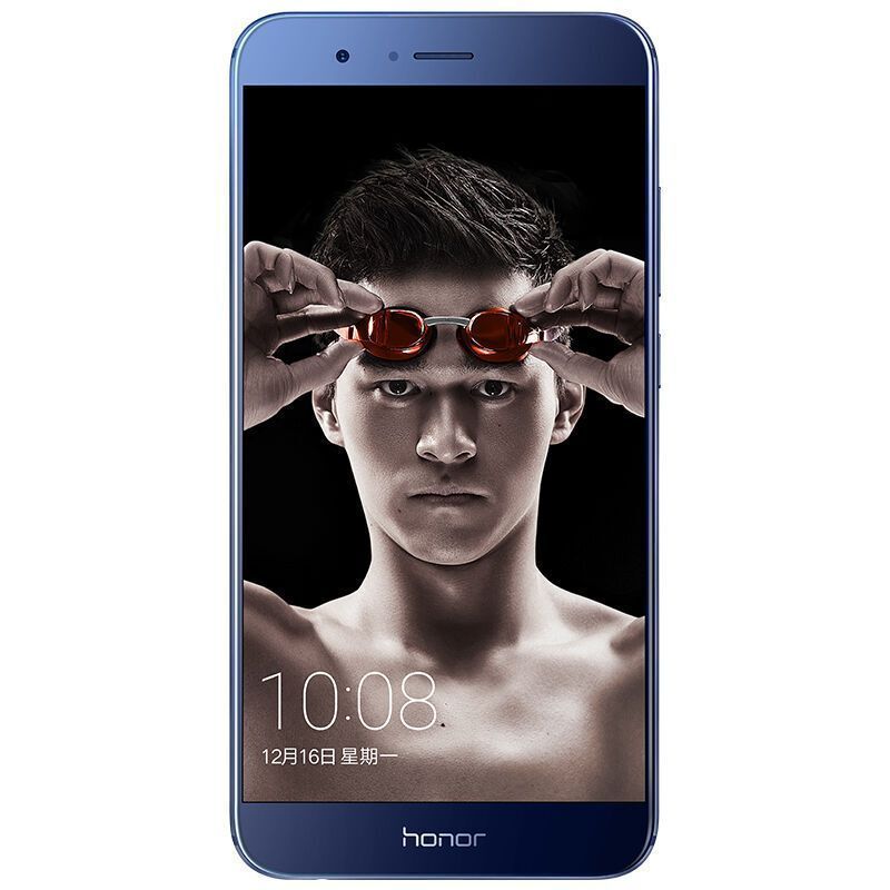 华为(HUAWEI)荣耀V9 全网通 移动联通电信4G手机 指纹解锁智能手机 标配版(6GB+64GB) 极光蓝