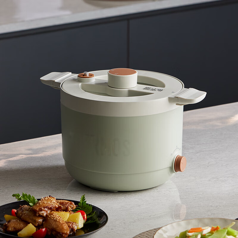 膳魔师(THERMOS)(微压百膳锅)多功能料理锅EHA-4335A高清大图