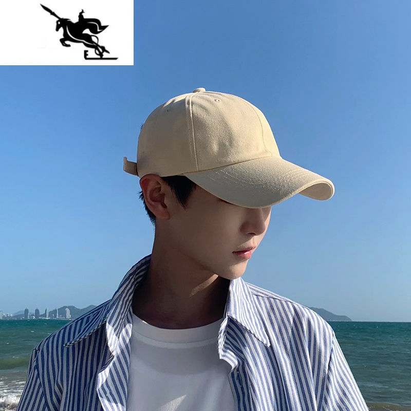 newlake帽子男士夏天潮遮阳棒球帽米色防晒鸭舌帽男ins潮牌夏季网红