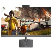 玮普纳 23.8英寸一体机电脑 十一代N5095/8G内存/256G固态 内置蓝牙 5G双频WIFI 升降摄像头 双麦克风 黑色家用网课学习 商务办公 休闲游戏组装台式电脑整机