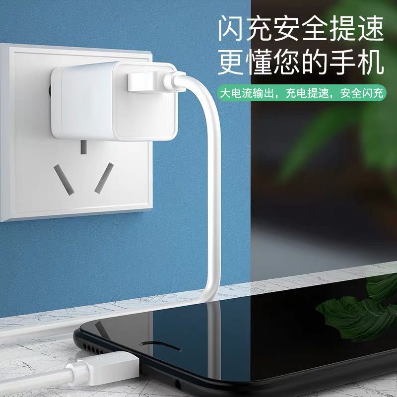 适用oppo闪充充电器r9s快充手机充电头r11数据线r17r15a57a5a59s|1米 快充线(共两条)不支持闪充