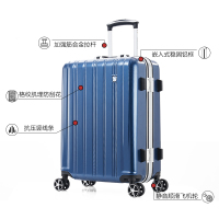 爱华仕铝框拉杆箱20寸万向轮拉杆箱登机行李箱飞机轮PC+ABS