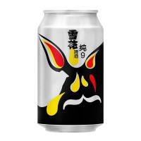 雪花啤酒(Snowbeer)纯9 (冰酷升级版)330ml*24听 整箱装