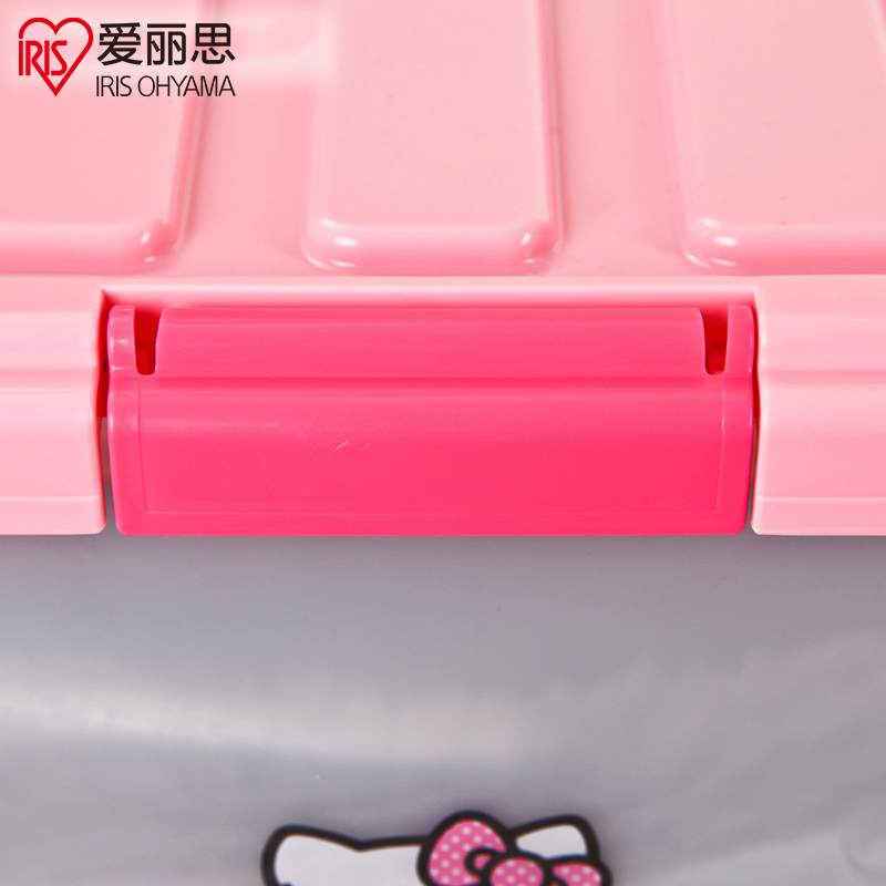 爱丽思(IRIS)KCB-38 粉色 收纳箱42L KITTY儿童玩具衣物塑料收纳箱宝宝玩具整理箱400*550*270