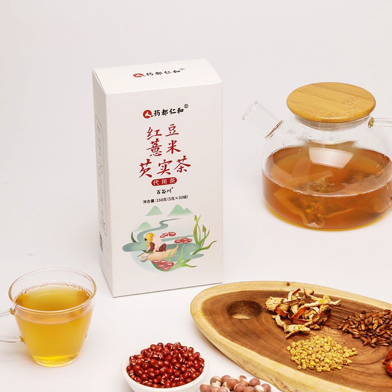 仁和红豆薏米茶 养生茶苦荞 保健茶饮 大麦茶薏仁芡实薏仁茶 三盒/90袋*5g 三盒装450g