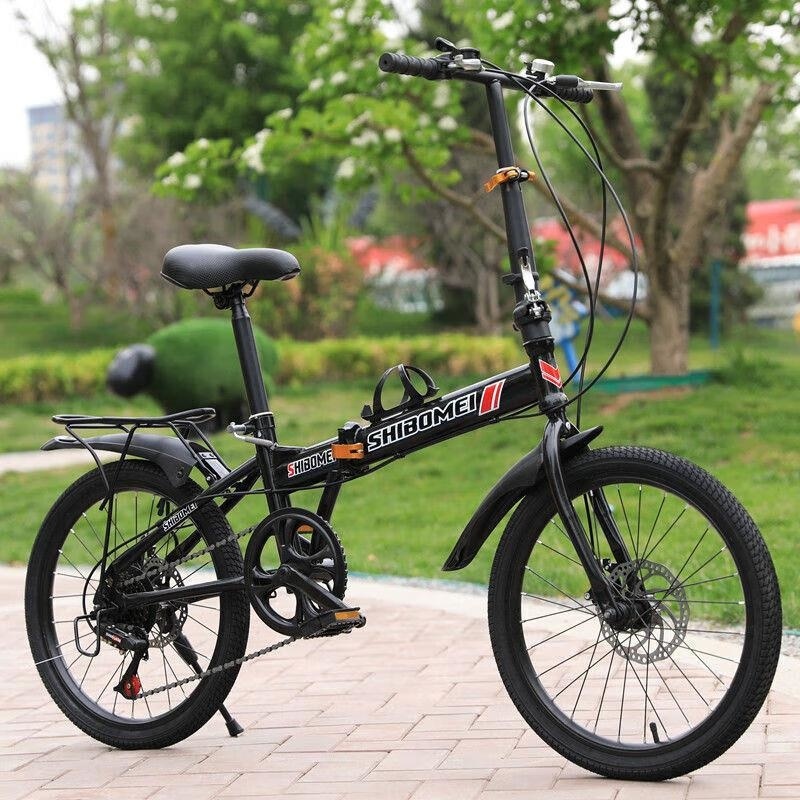 20寸轻便折叠变速自行车男女通用学生款aQ高清大图