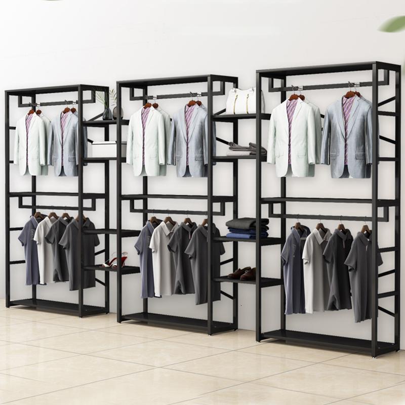 店货架展示架落地式闪电客衣服架子童装店陈列架男装店女装店挂衣架