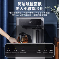 美的(Midea)饮水机 立式家用办公双封闭门防尘大储物柜饮水器银色 YD1906S-X冰热型