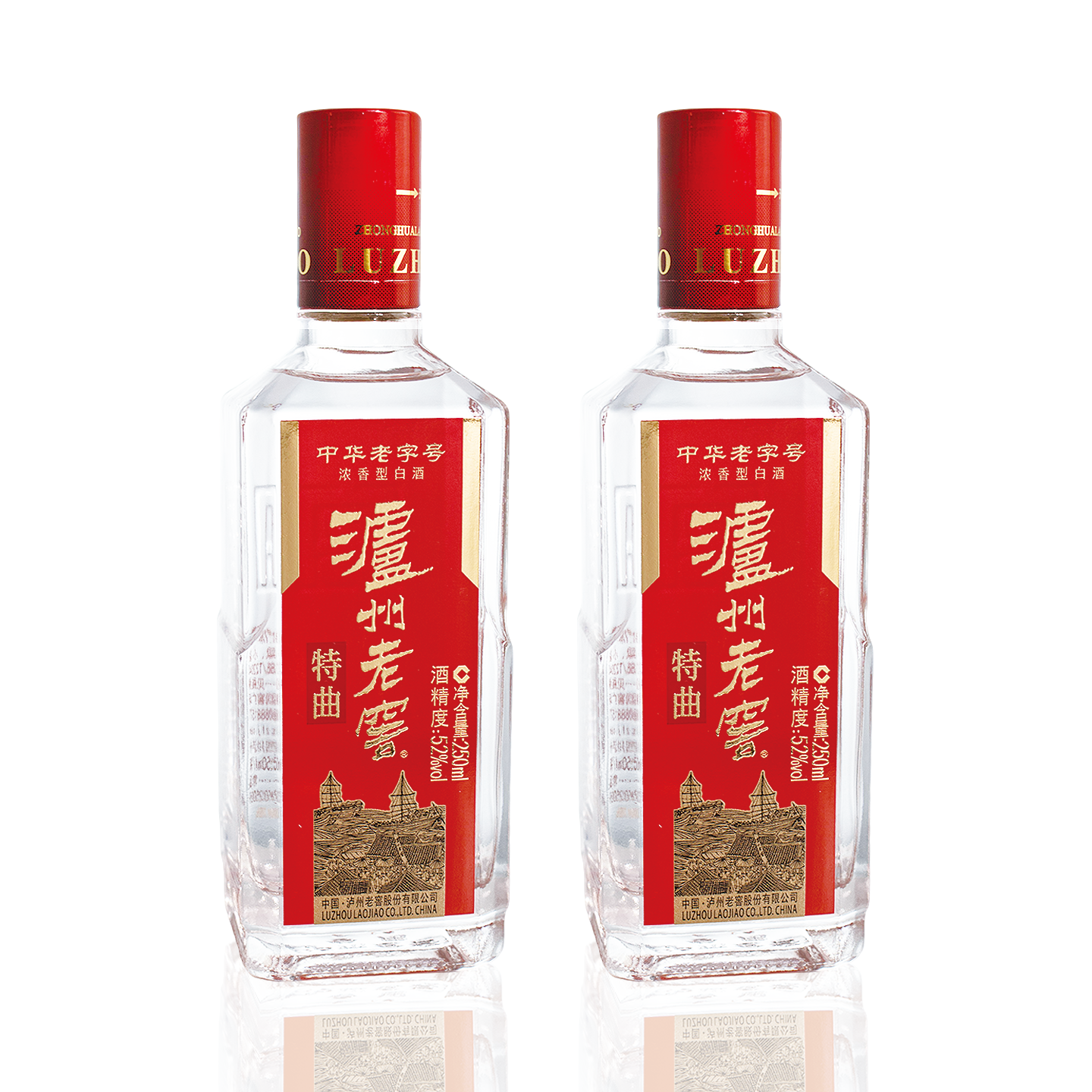 泸州老窖 特曲老字号 52度250ml*1 光瓶版 浓香型白酒高清大图