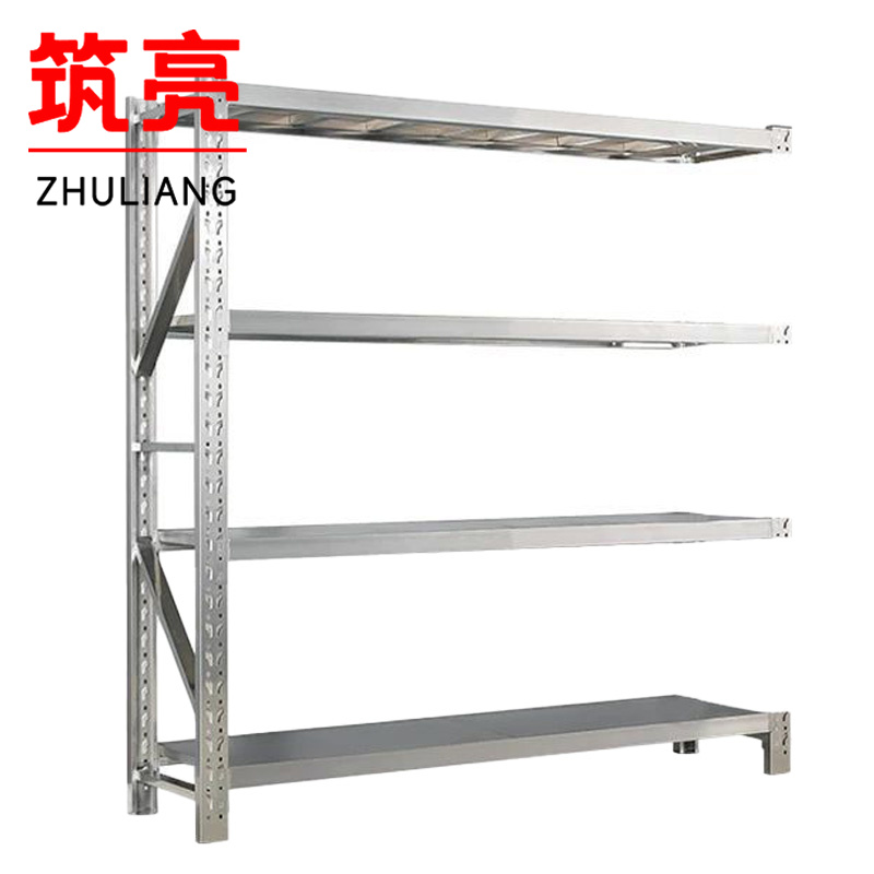 筑亮 不锈钢货架副架 200*40*200cm承重500kg 组高清大图