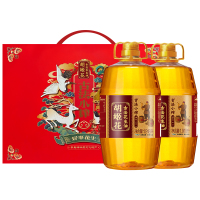 胡姬花古法小榨花生油1.918L*2 送礼礼盒装一级压榨花生食用油 年货礼盒 春节礼品