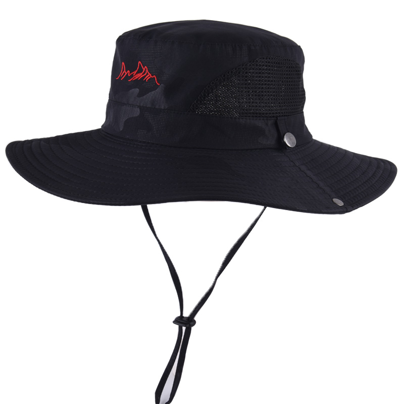 帽子男夏季户外帽防晒大沿遮阳帽钓鱼登山帽情侣太阳帽休闲奔尼帽