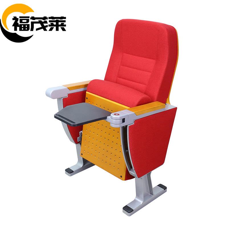 福茂莱 礼堂椅 红色把图片