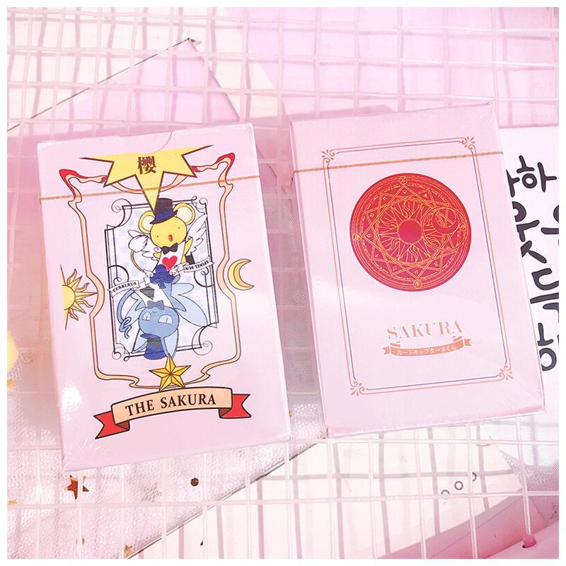 卡通少女心扑克牌百变小樱桌游棋牌休闲娱乐游