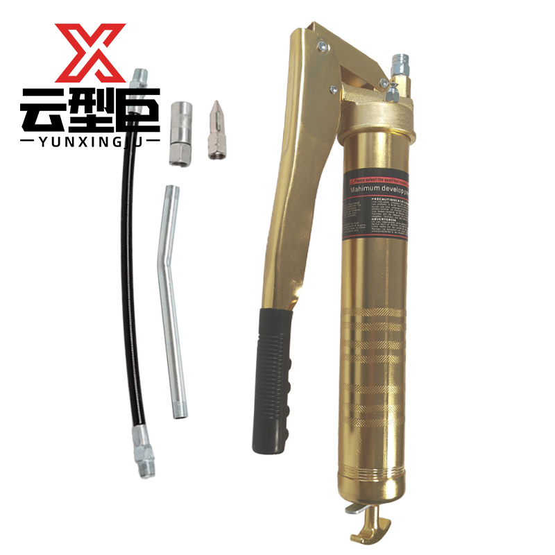 云型巨 黄油枪 注油器手动黄油机高压黄油加注器挖机打黄油神器 400cc 单位:把高清大图