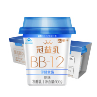 蒙牛 冠益乳 BB-12 麦酪乳 原味 100g*3杯