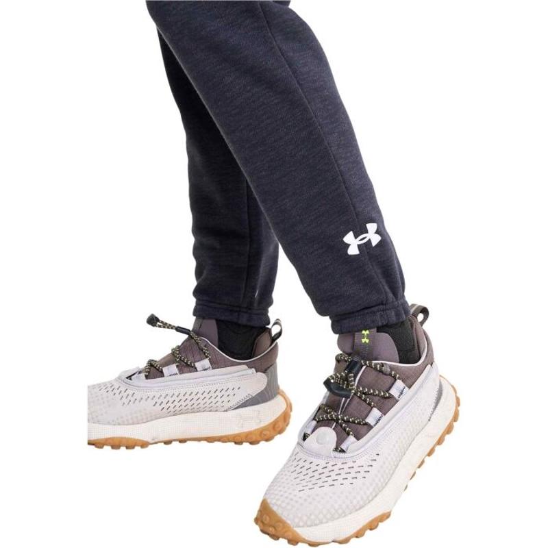 Under Armour安德玛女士运动休闲棉质抓绒宽松束腰印花长裤高清大图