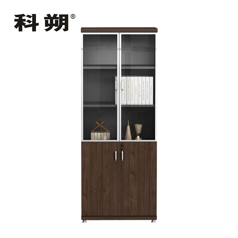 科朔 两门文件柜 资料柜 木质办公文件 柜职员书柜 办公柜 KSF2153