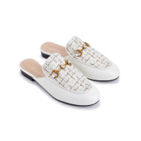 [直营]官方授权OZLANA FOOTWEAR UGG澳洲品牌花呢牛皮女士穆勒鞋乐福鞋凉鞋拖鞋单鞋女鞋OZ3058