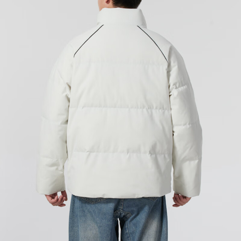 斯凯奇(Skechers)男装女装 情侣新款保暖运动服潮流时尚休闲立领羽绒服外套P424U041-01NJ ZP高清大图