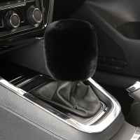 冬季汽车真皮排挡套闪电客毛绒档把手动挡档位自动挡挂挡套档杆套手刹套
