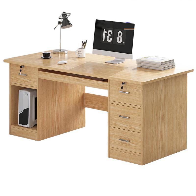 怡卓欧职员桌键盘位四抽张高清大图