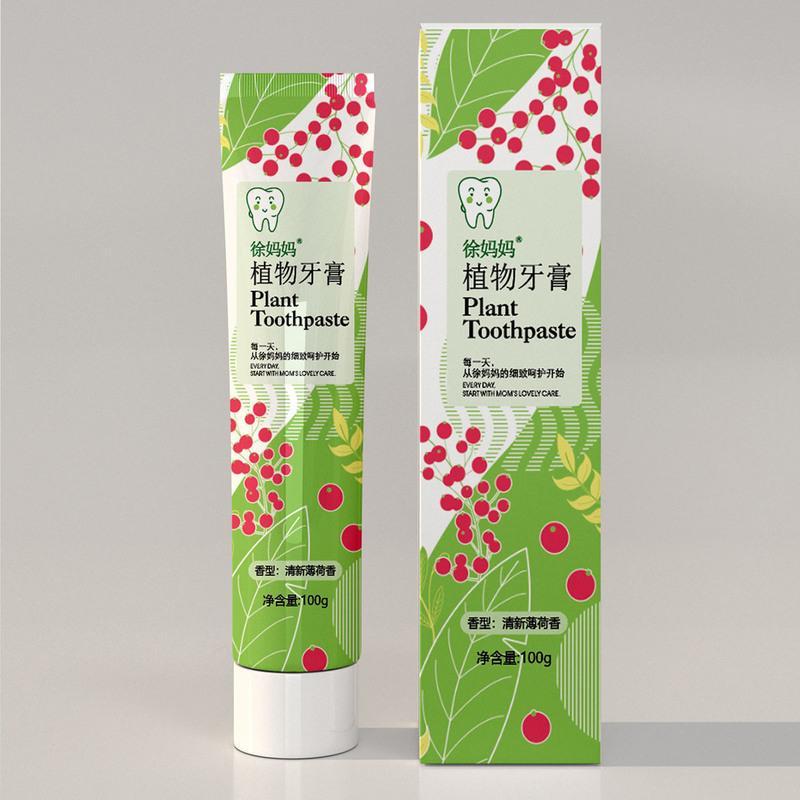 徐妈妈植物牙膏[新包装]天然植物精华薄荷香型 单支