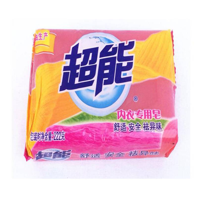 超能 肥皂 透明皂 222g(价格为单块价格,10块起订,不足起订量不发货)