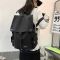 双肩包男日系ins时尚潮牌大容量休闲旅行背包校园百搭书包大学生 尼龙布款蓝色