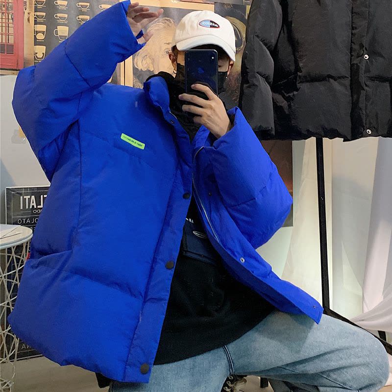 BaLuoShang冬季男士港风棉衣男加厚保暖面包服韩版潮流棉袄子棉服男潮牌外套棉衣图片